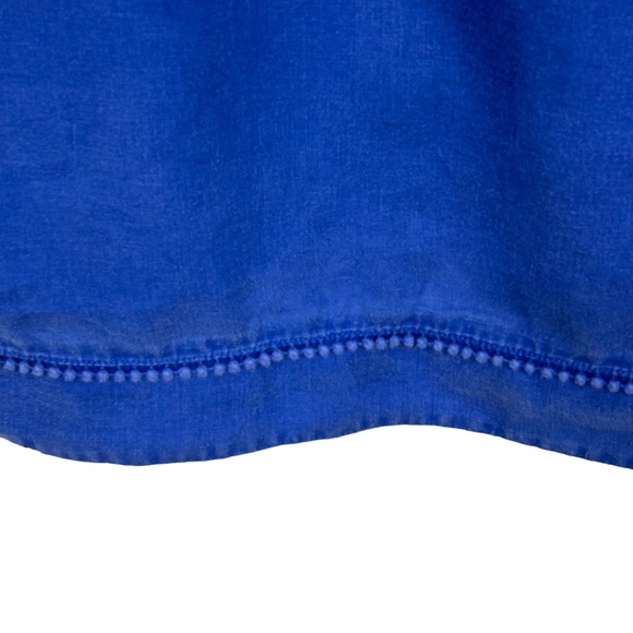 Boden  Shift Dress  * Jessica *  Lapis Blue * Size US 16L *  Chambray Linen Look - Picture 8 of 8